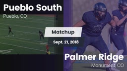 Matchup: Pueblo South High vs. Palmer Ridge  2018