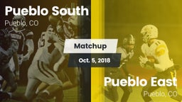 Matchup: Pueblo South High vs. Pueblo East  2018