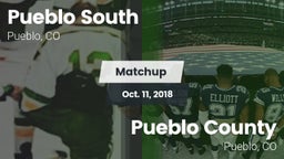 Matchup: Pueblo South High vs. Pueblo County  2018
