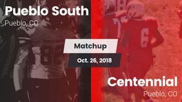 Matchup: Pueblo South High vs. Centennial  2018
