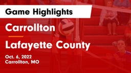 Carrollton  vs Lafayette County  Game Highlights - Oct. 6, 2022