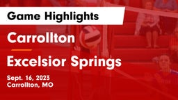 Carrollton  vs Excelsior Springs  Game Highlights - Sept. 16, 2023