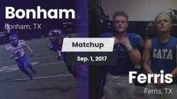 Matchup: Bonham  vs. Ferris  2017