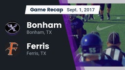 Recap: Bonham  vs. Ferris  2017