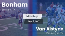 Matchup: Bonham  vs. Van Alstyne  2017