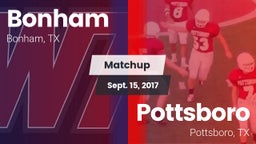 Matchup: Bonham  vs. Pottsboro  2017