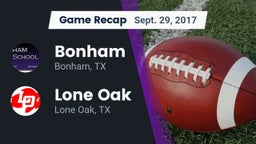 Recap: Bonham  vs. Lone Oak  2017