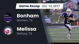 Recap: Bonham  vs. Melissa  2017