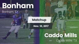 Matchup: Bonham  vs. Caddo Mills  2017