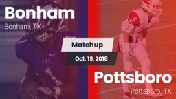 Matchup: Bonham  vs. Pottsboro  2018