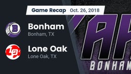 Recap: Bonham  vs. Lone Oak  2018