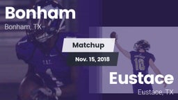 Matchup: Bonham  vs. Eustace  2018
