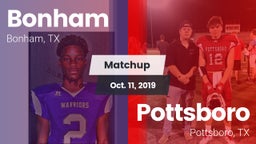 Matchup: Bonham  vs. Pottsboro  2019