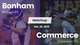 Matchup: Bonham  vs. Commerce  2019