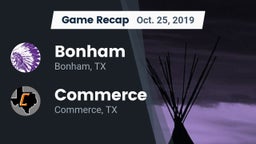 Recap: Bonham  vs. Commerce  2019