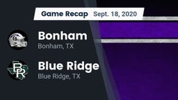 Recap: Bonham  vs. Blue Ridge  2020