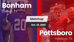 Matchup: Bonham  vs. Pottsboro  2020