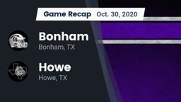 Recap: Bonham  vs. Howe  2020
