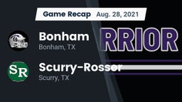 Recap: Bonham  vs. Scurry-Rosser  2021