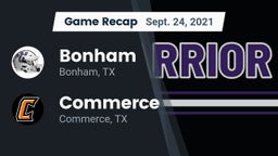 Recap: Bonham  vs. Commerce  2021