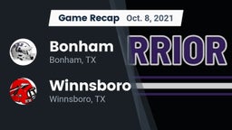 Recap: Bonham  vs. Winnsboro  2021