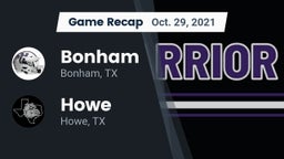Recap: Bonham  vs. Howe  2021