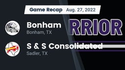 Recap: Bonham  vs. S & S Consolidated  2022