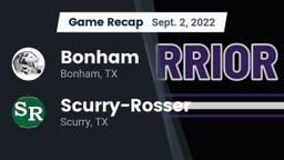 Recap: Bonham  vs. Scurry-Rosser  2022