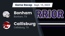 Recap: Bonham  vs. Callisburg  2023