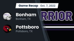 Recap: Bonham  vs. Pottsboro  2022
