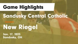 Sandusky Central Catholic vs New Riegel  Game Highlights - Jan. 17, 2023