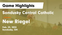 Sandusky Central Catholic vs New Riegel  Game Highlights - Feb. 23, 2024