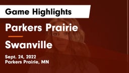Parkers Prairie  vs Swanville  Game Highlights - Sept. 24, 2022