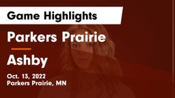 Parkers Prairie  vs Ashby Game Highlights - Oct. 13, 2022