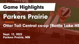 Parkers Prairie  vs Otter Tail Central co-op [Battle Lake HS] Game Highlights - Sept. 12, 2023