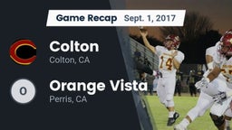 Recap: Colton  vs. Orange Vista  2017