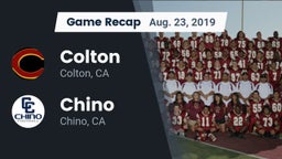 Recap: Colton  vs. Chino  2019