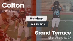 Matchup: Colton  vs. Grand Terrace  2019