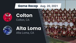 Recap: Colton  vs. Alta Loma  2021