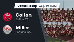Recap: Colton  vs. Miller  2022