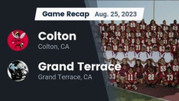 Recap: Colton  vs. Grand Terrace  2023