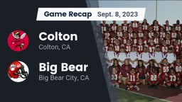 Recap: Colton  vs. Big Bear  2023