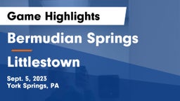 Bermudian Springs  vs Littlestown  Game Highlights - Sept. 5, 2023