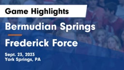 Bermudian Springs  vs Frederick Force Game Highlights - Sept. 23, 2023