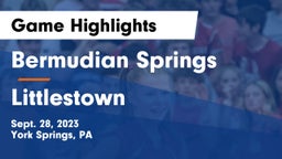 Bermudian Springs  vs Littlestown  Game Highlights - Sept. 28, 2023