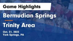 Bermudian Springs  vs Trinity Area  Game Highlights - Oct. 31, 2023