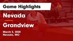 Nevada  vs Grandview  Game Highlights - March 5, 2020