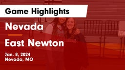 Nevada  vs East Newton  Game Highlights - Jan. 8, 2024