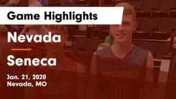 Nevada  vs Seneca  Game Highlights - Jan. 21, 2020