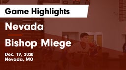 Nevada  vs Bishop Miege  Game Highlights - Dec. 19, 2020